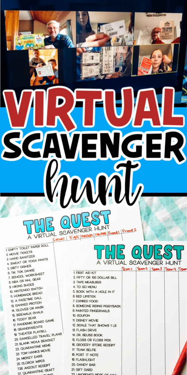 Fun Virtual Scavenger Hunt Ideas Free Printable Play Party Plan