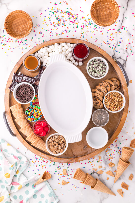 Diy Ice Cream Sundae Bar Topping Ideas Play Party Plan