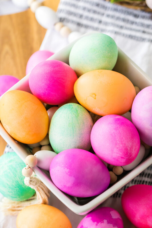 How To Dye Easter Eggs With Food Coloring Play Party Plan