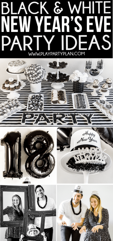 Black & White Party Decorations