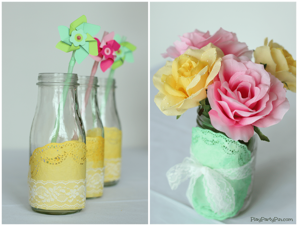 Simple DIY Spring Baby Shower Decorations - Play.Party.Plan