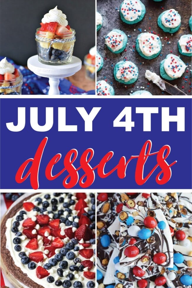 33 Best Red White and Blue Desserts for 4th of July - Play Party Plan