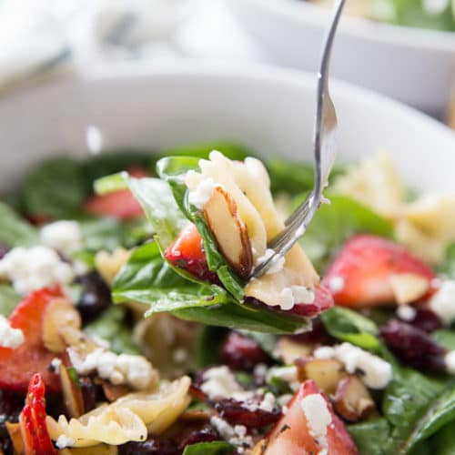 Me and My Pink Mixer: Strawberry Spinach Salad Cups