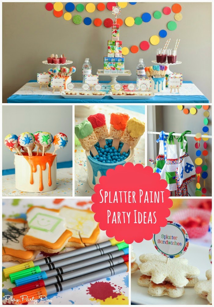 8 Art Party Plates 9, Paint Party, Paint Splatter, Splatter Party, Art  Birthday, Art Themed Party, Art School, Art Decorations, Paint Plate 