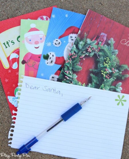 Christmas Party Games using Christmas Cards