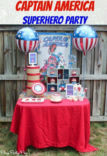 Captain America party ideas