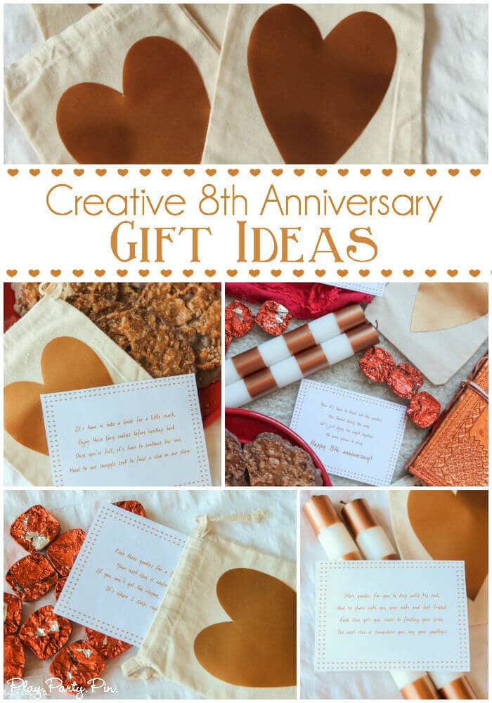 8th Anniversary Gift Ideas and Scavenger Hunt