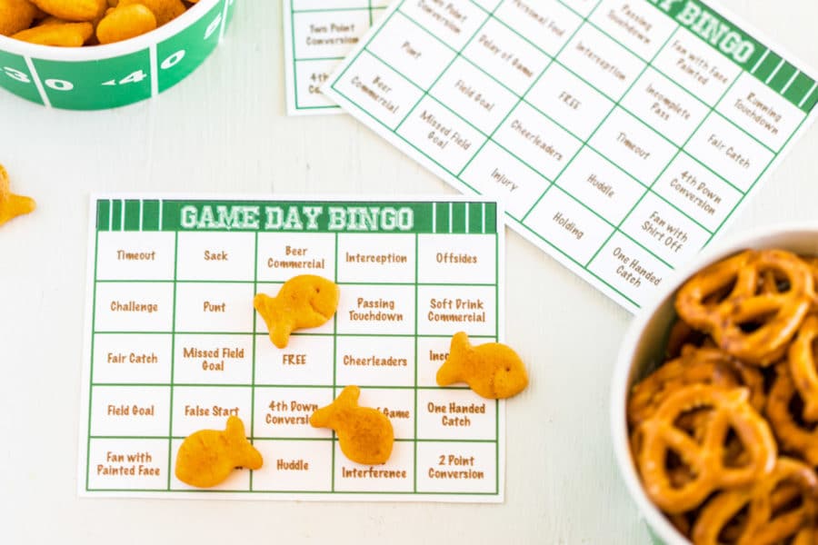 How to Play Football Bingo, with FREE Cards to get Started! – Team Colors  By Carrie