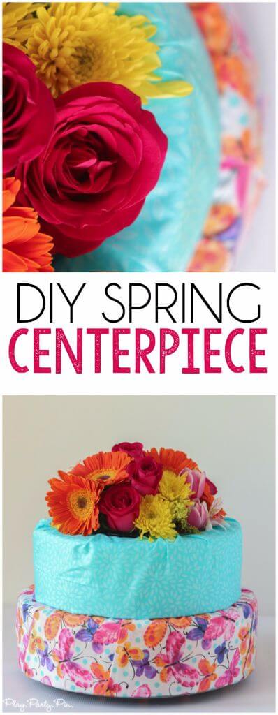 DIY Spring Centerpieces Tutorial   DIY SPRING CENTERPIECE COLLAGE 