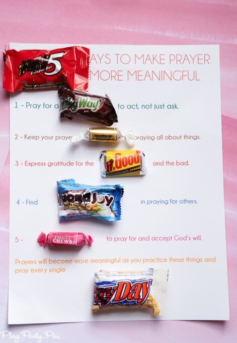 Free Printable Prayer Lesson Handouts