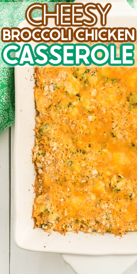 Easy Broccoli Chicken Casserole with Ritz Crackers - Play Party Plan