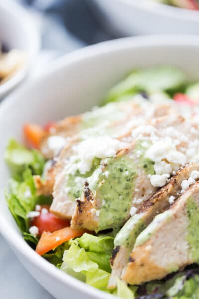 Southwestern Chicken Salad With Cilantro Lime Dressing Play Party Plan