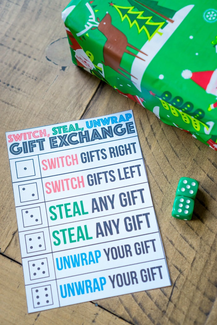 White Elephant Gift Exchange Game
