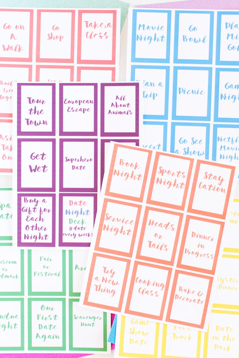 Free Printable Date Night Cards & 150+ Date Night Ideas - Play Party Plan