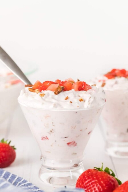 Classic Strawberry Fluff Salad Recipe Play Party Plan 