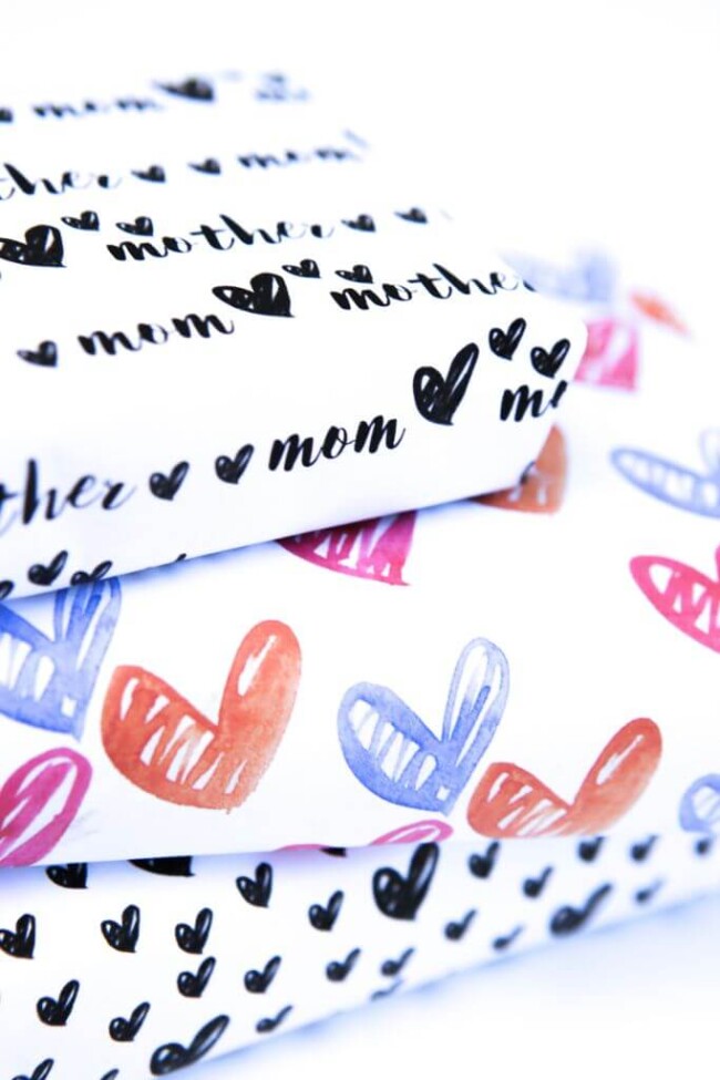 Free Printable Wrapping Paper For Mother s Day Play Party Plan