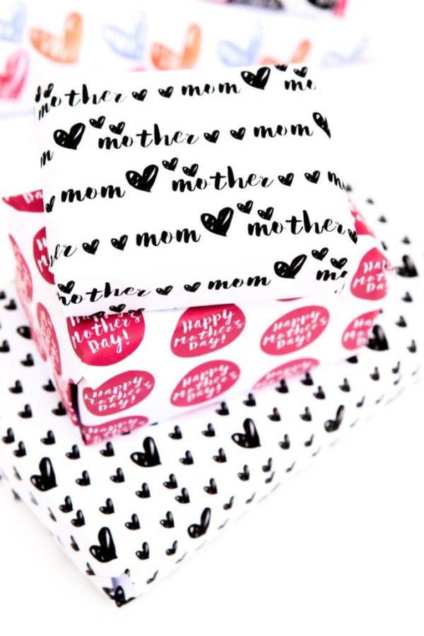 Free Printable Wrapping Paper For Mother s Day Play Party Plan