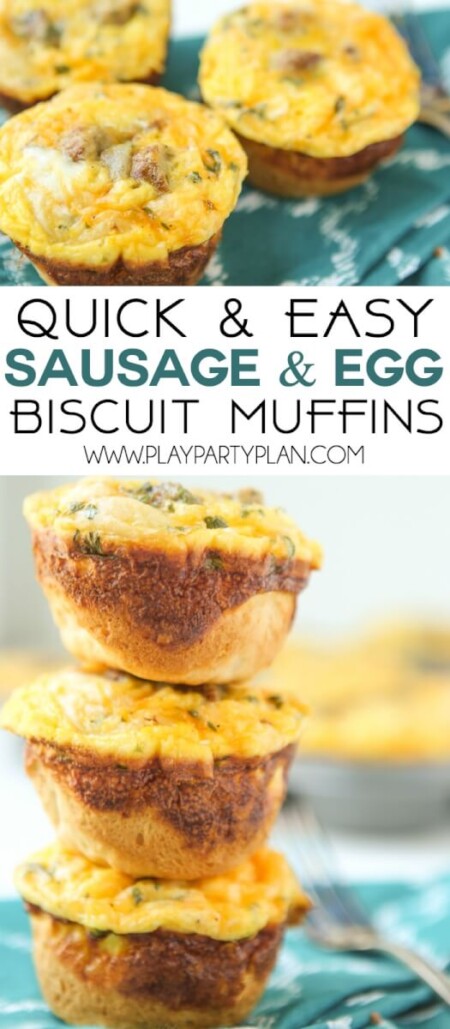 Easy Sausage And Egg Breakfast Muffins