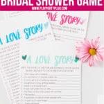 Free Printable Love Story Bridal Shower Game - Play Party Plan