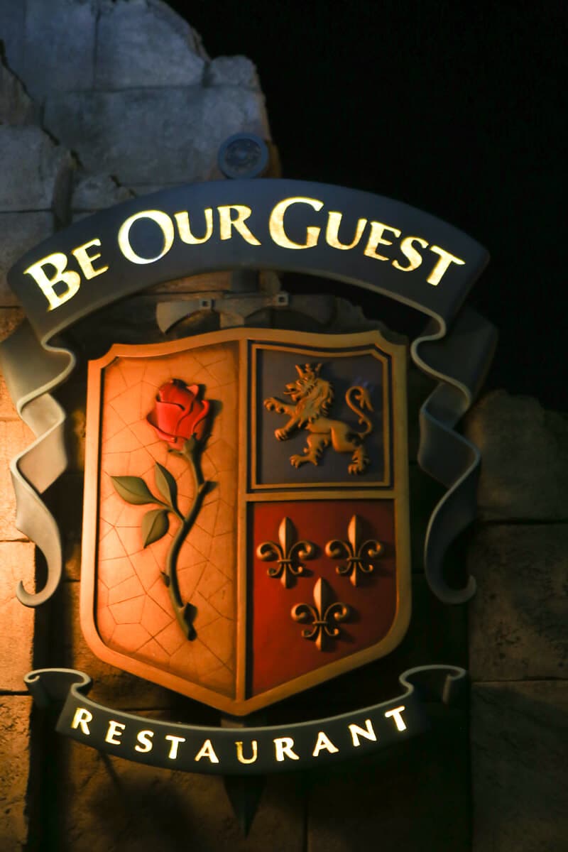 Be Our Guest Restaurant Making The Most Out Of A Meal With Young Kids - beauty and the beast be our guest roblox id