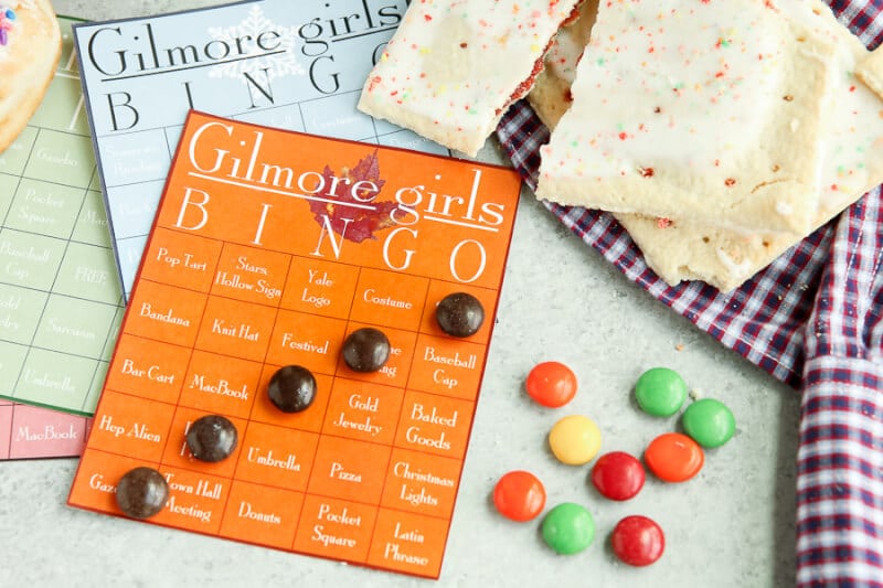 Free Printable Gilmore Girls Bingo Cards