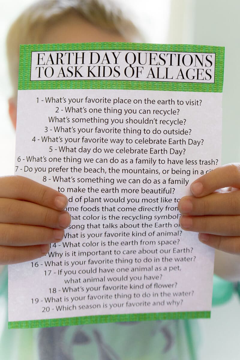 Free Printable Earth Day Quiz For Kids Of All Ages