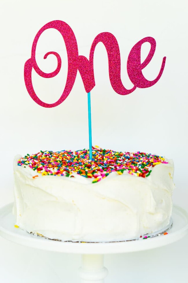 The Easiest Custom Birthday Cake Toppers You'll Ever Make