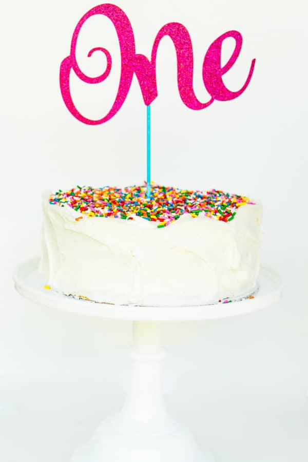 The Easiest Custom Birthday Cake Toppers You'll Ever Make