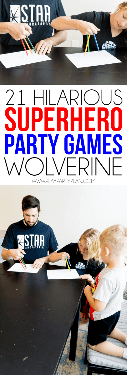 Superhero Party Game (Mixed Race). Superheroes party, INSTANT DOWNLOAD  Instant Printable party game, Super hero birthday party game by Ezy Party  Prints
