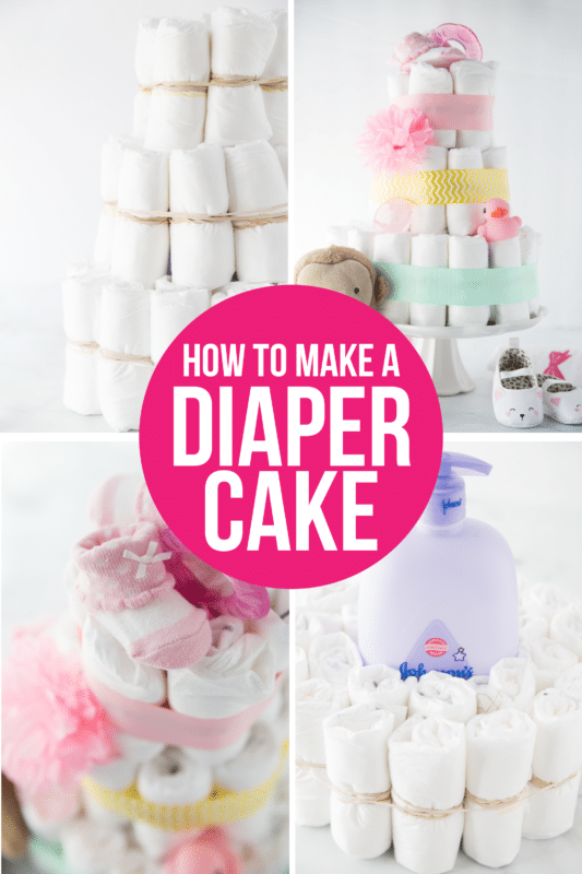 how to make nappy cake pram