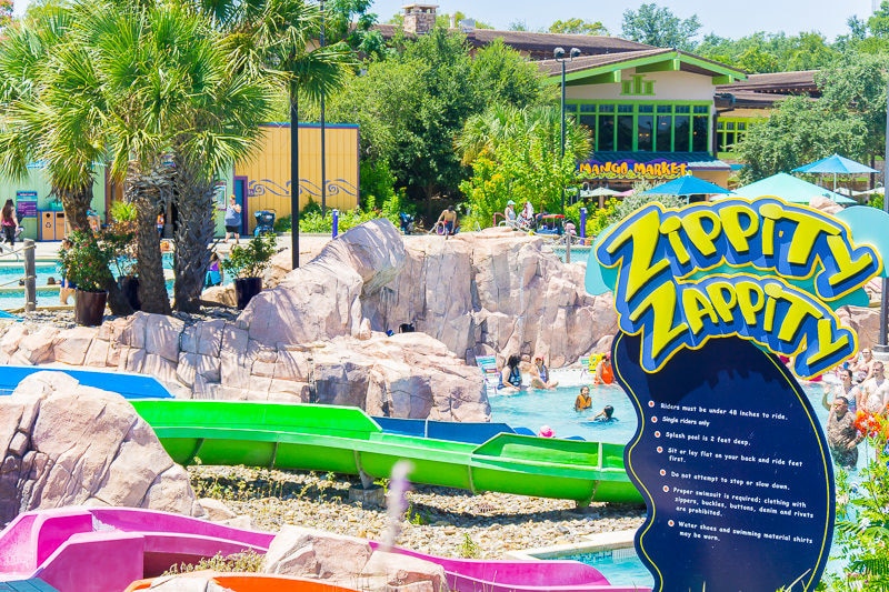 Great slides for all heights at SeaWorld Aquatica
