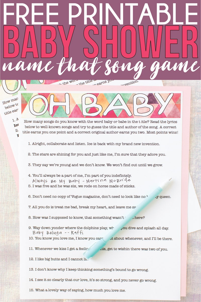 Music Match Printable Baby Shower Game || Lyric Song Digital Baby Shower  Games Download Sunflowers | Boy Party Games || Yellow Sunflowers