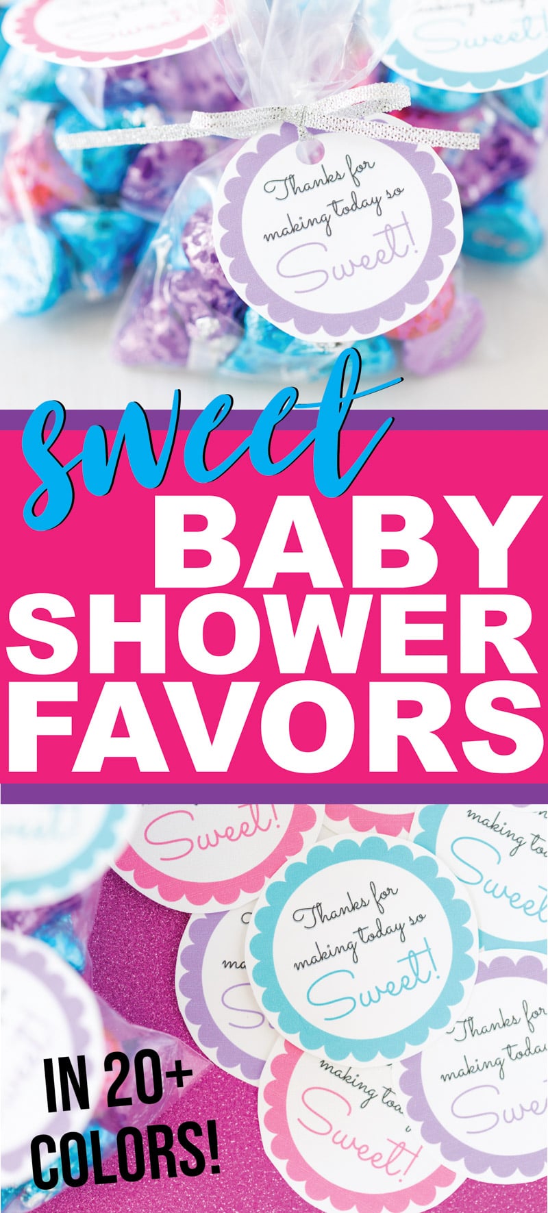 Thank You Baby Shower Tags Printable