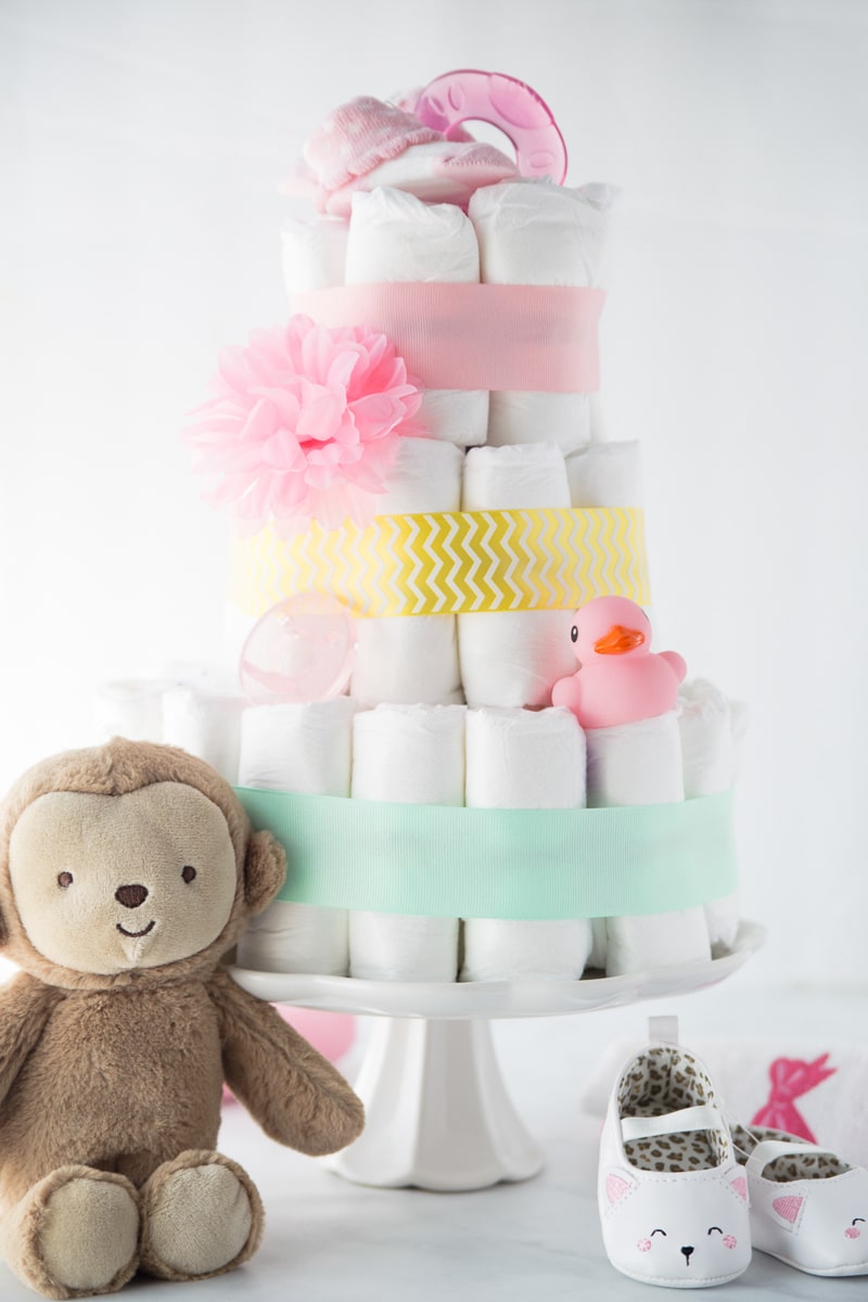 How to Make a Diaper Cake in 3 Super Simple Steps - 91