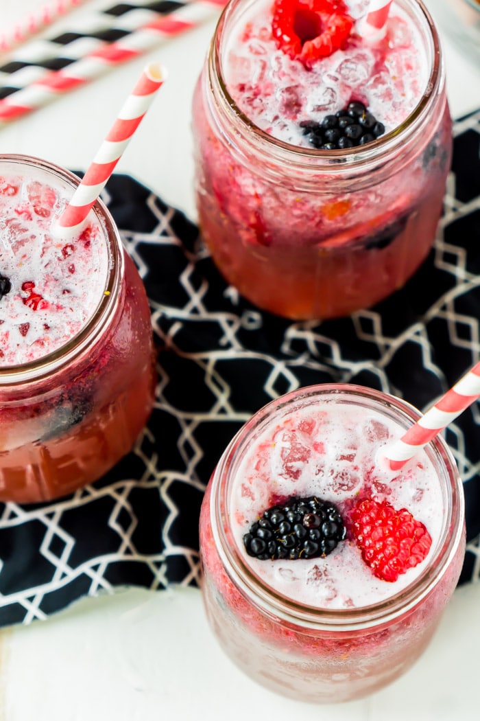 Simply Delicious Triple Berry Mocktail Recipe