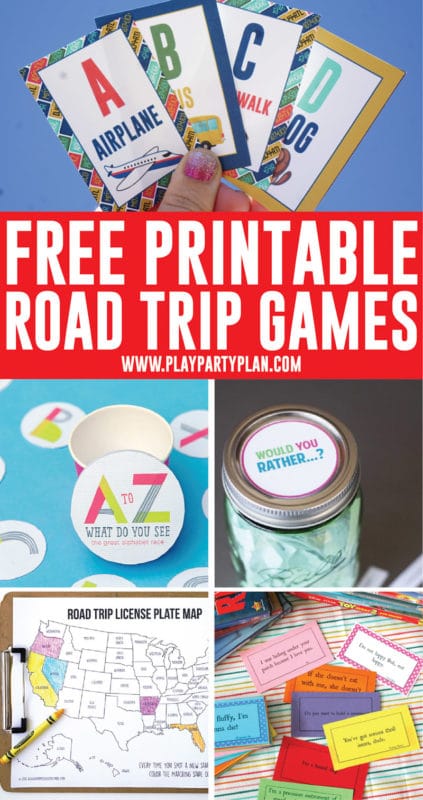 10 Best Printable Road Trip Games - Play Party Plan