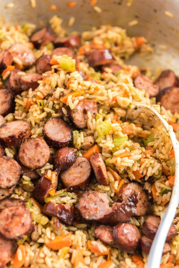 The Best Cajun Sausage Jambalaya Recipe Play Party Plan