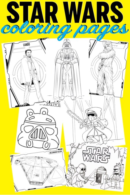 Free Printable Star Wars Coloring Pages for Kids - Play Party Plan