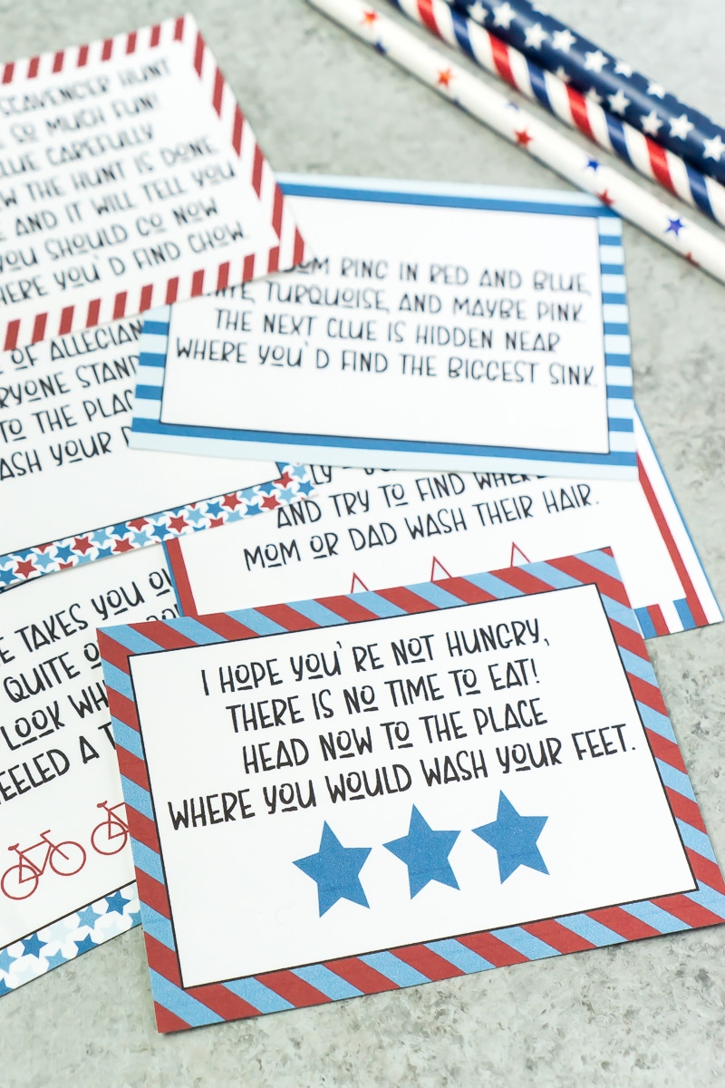 Free Printable 4th of July Scavenger Hunt