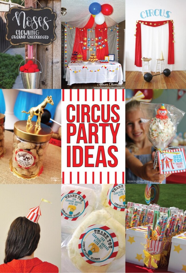 41 Of The Greatest Circus Theme Party Ideas Play Party Plan 3480