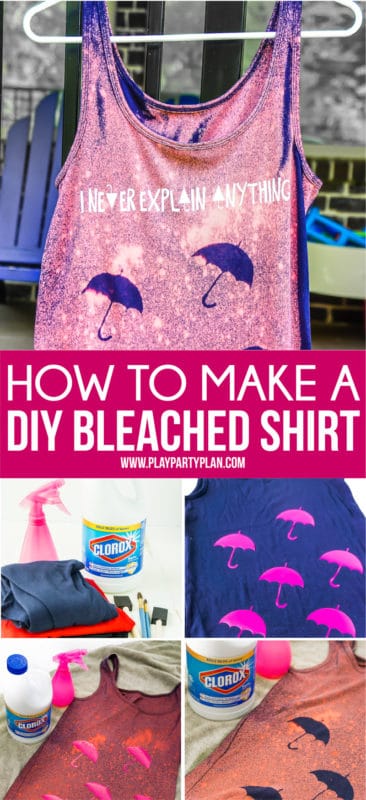 Easy DIY Bleached Shirts Inspired by Mary Poppins - 62