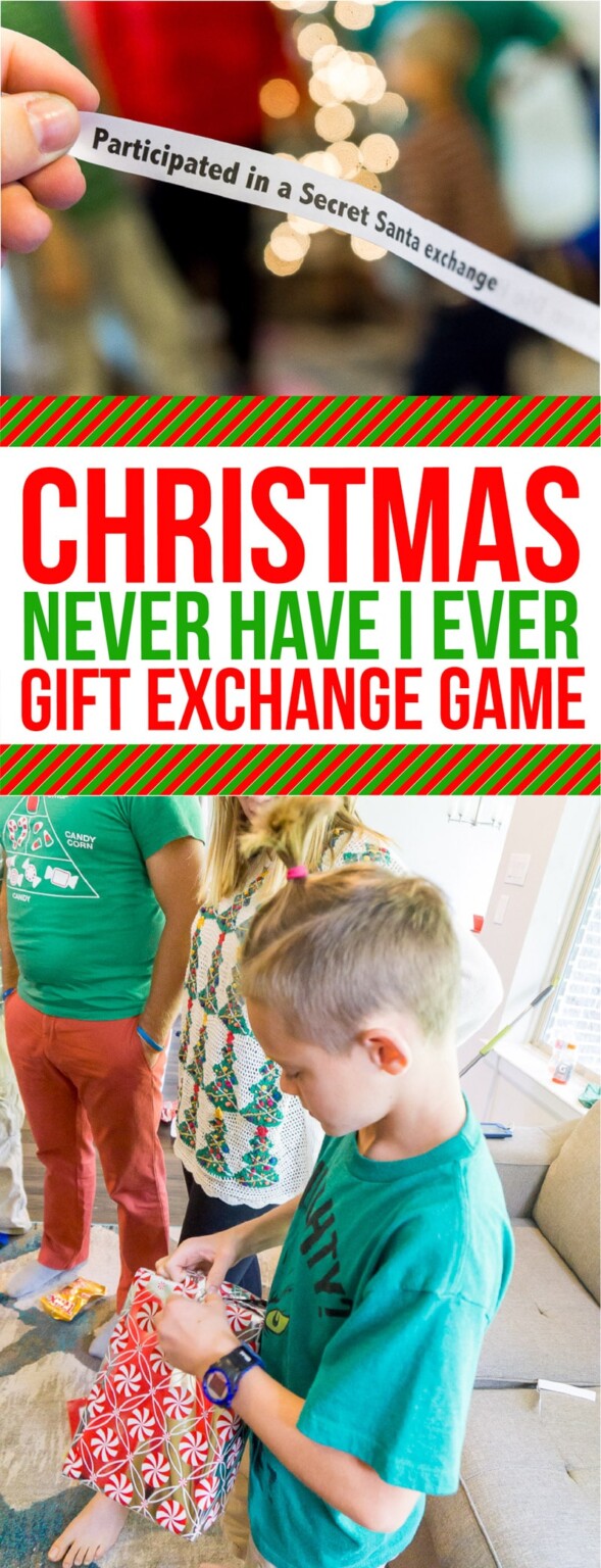 50+ Christmas Never Have I Ever Questions & Gift Game - Play Party Plan