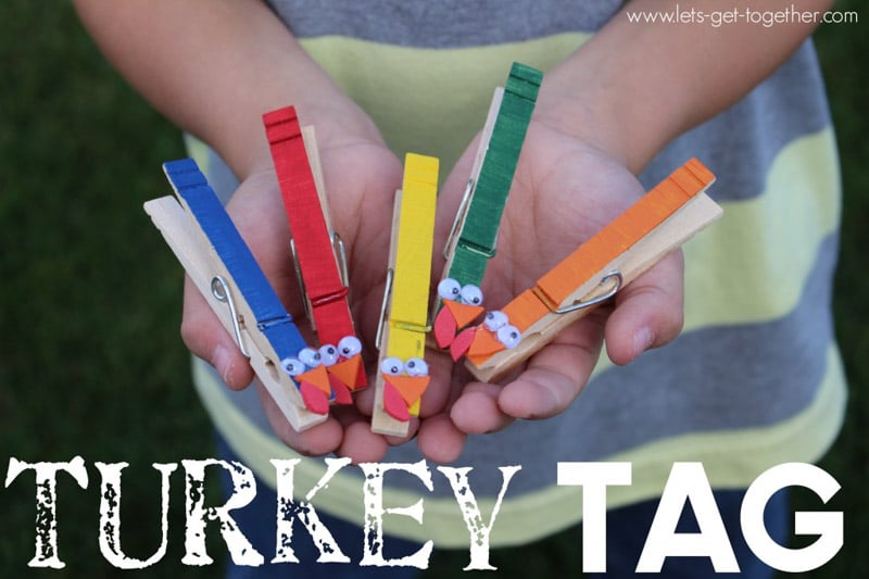 Turkey tag is one of the most fun Thanksgiving day games