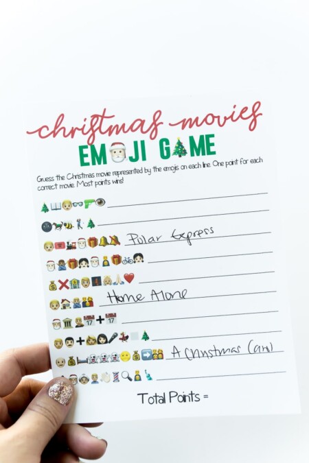 Free Printable Christmas Emoji Game - Play Party Plan