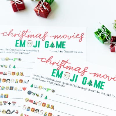 Christmas Party Games using Christmas Cards