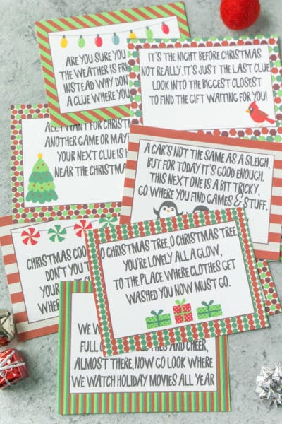 Best Ever Christmas Scavenger Hunt - Play Party Plan