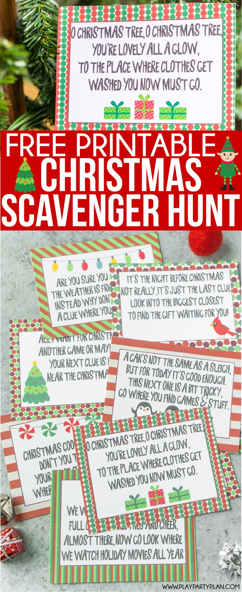Best Ever Christmas Scavenger Hunt Play Party Plan