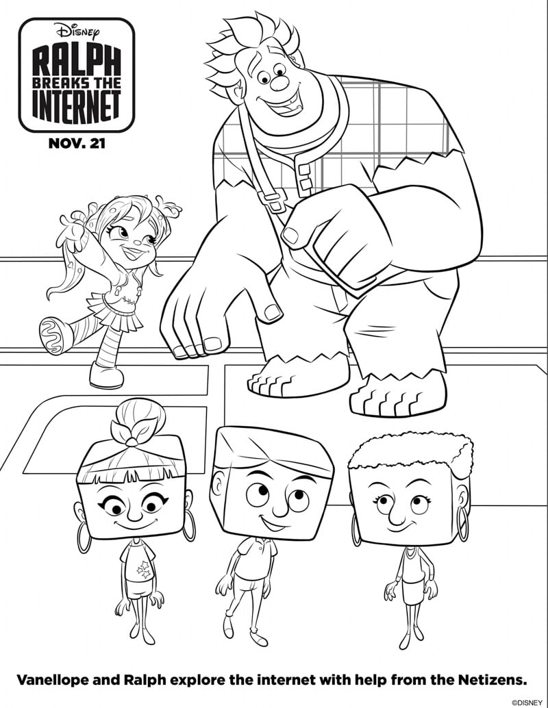 Free Printable Wreck it Ralph Coloring Pages - Play Party Plan
