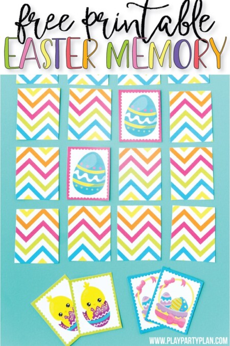 Free Printable Easter Memory Game - Play Party Plan