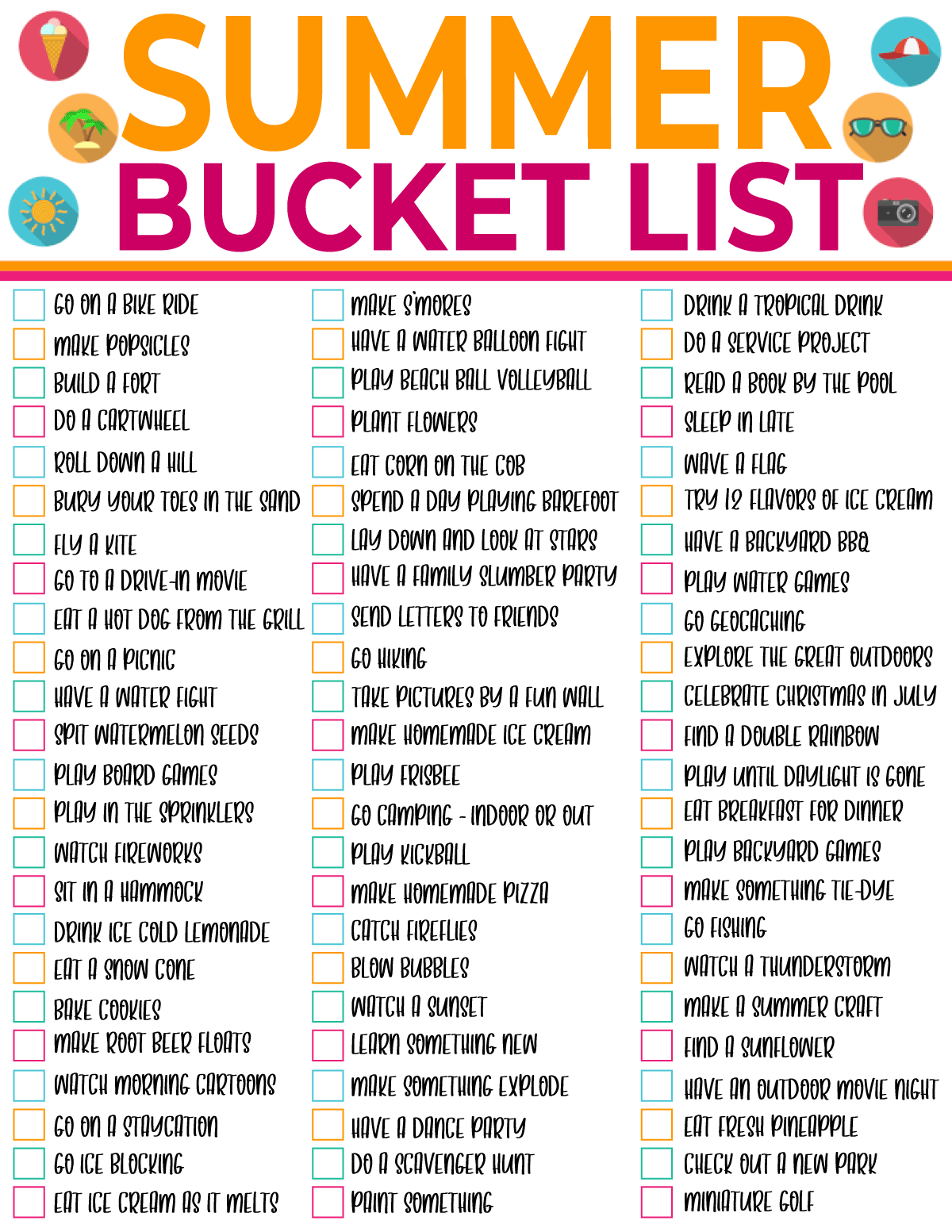 The Ultimate Summer Bucket List: 50 Fun Summer Activities For Adults   Ultimate summer bucket list, Fun summer activities, Summer bucket lists